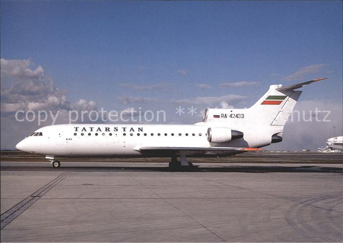 Flugzeuge Zivil Tatarstab Airlines Yak-42D RA-42433 c/n 4520421301017