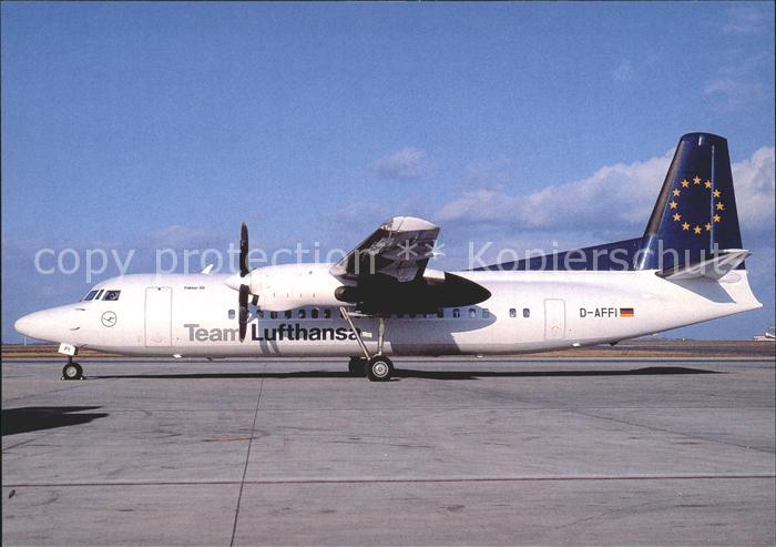 Lufthansa Fokker 50 D-AFFI c/n 20272
