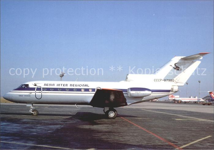 Flugzeuge Zivil Benin Inter Regional Yak-40 cn 9530344