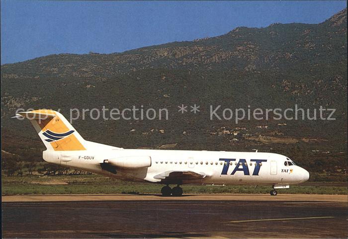 Flugzeuge Zivil TAT Fokker F-28-2000 F-GDUV