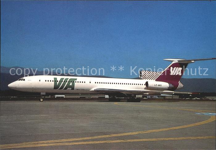 Flugzeuge Zivil Varna International Airways Tupolev 154M LZ-MIG