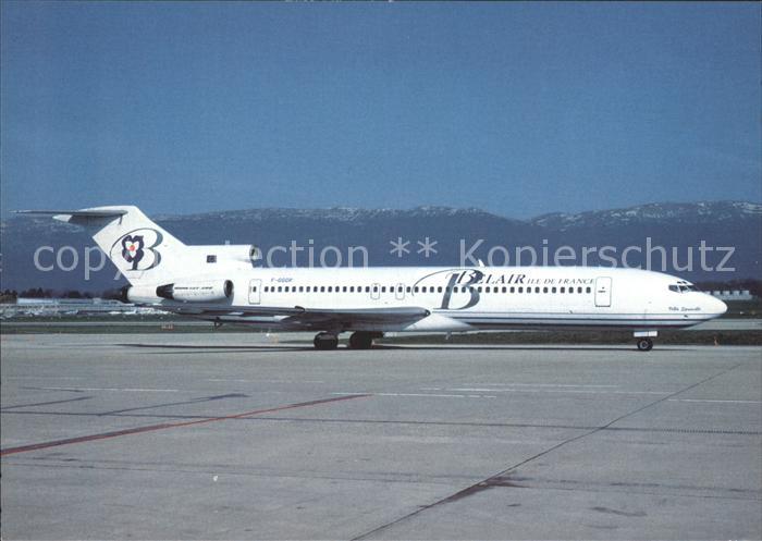 Flugzeuge Zivil Belair Boeing 727-2H3 Advanced F-GGGR cn 20822