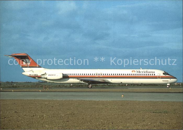 Flugzeuge Zivil Meridiana McDDouglas DC-9-51 I-SMEA cn 47713