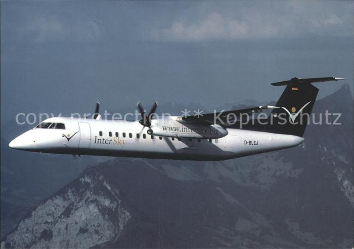 Flugzeuge Zivil InterSky Dash DHC-8 D-BLEJ