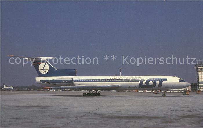 Flugzeuge Zivil LOT Tupolev Tu-154B CCCP-85455