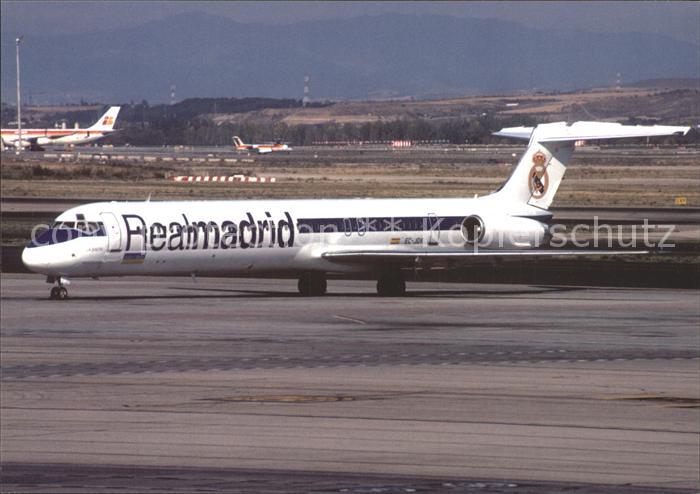 Flugzeuge Zivil Real Madrid Swiftair MD-83 EC-JQV c/n 4