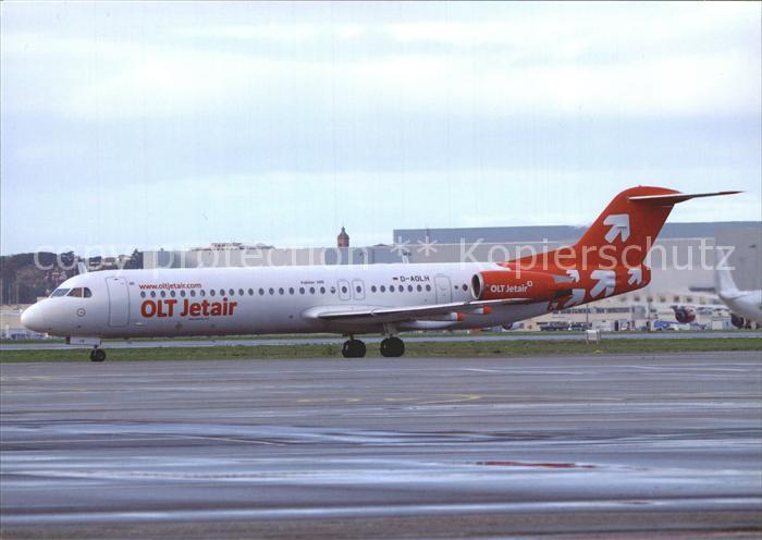 Flugzeuge Zivil Olt Jetair Fokker 100 D-AOLH c/n 11265