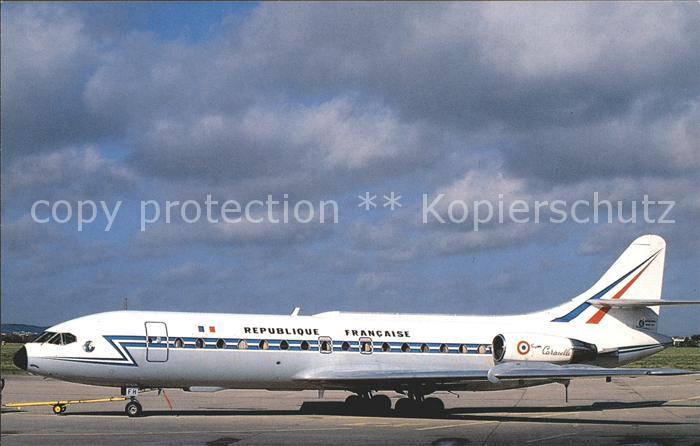 Flugzeuge Zivil Republique Francaise Super Caravelle 10