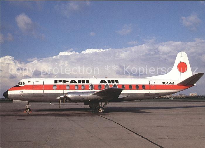 Flugzeuge Zivil Pearl Air Visckers Viscount 804 VQ-GAB