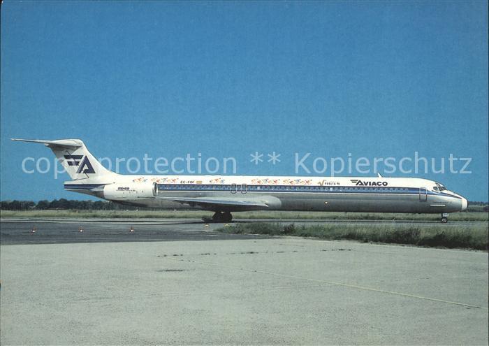 Flugzeuge Zivil Aviaco McDDouglas MD-88 EC-FOF cn 53307