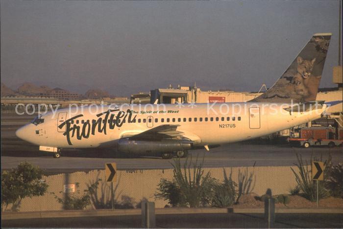Flugzeuge Zivil Frontier Lioness and cubi Boeing 737-201 N217US c/n 20215/207