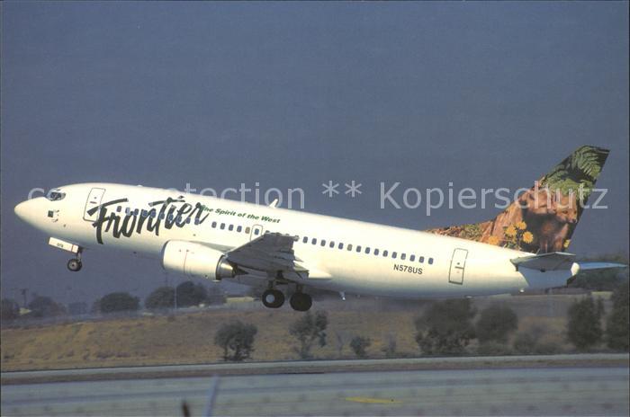 Flugzeuge Zivil Frontier YoungFoxes Boeing 737-301 N578
