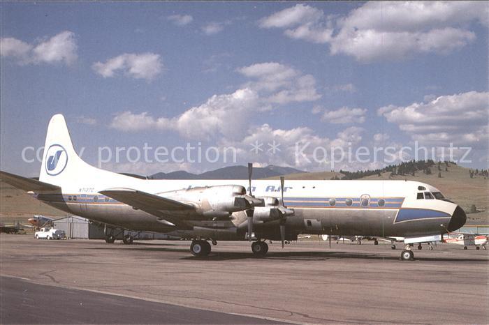Flugzeuge Zivil Johnson Air Electra L-188A N7137C C/N 1