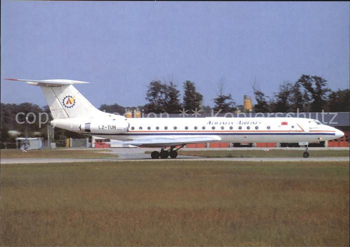 Flugzeuge Zivil Albanian Airlines Tupolev TU-134A-3 LZ-TUN c/n 4352307