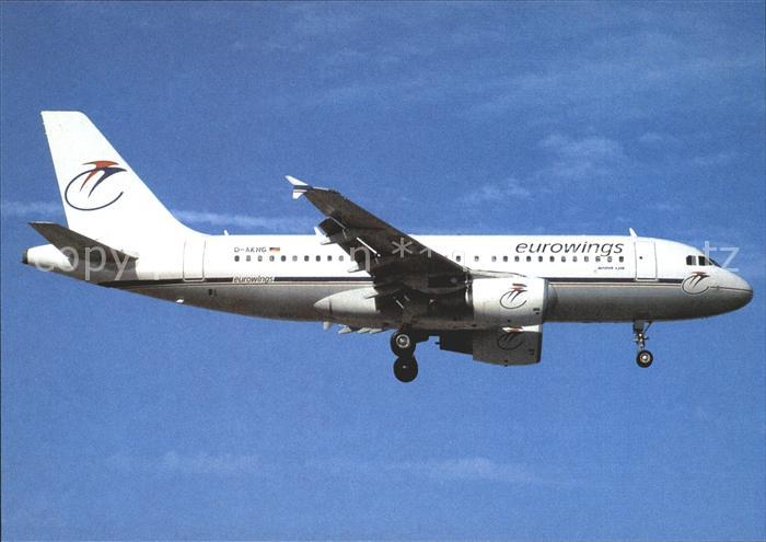 Flugzeuge Zivil Eurowings Airbus A-319-112 D-AKNG c/n 654