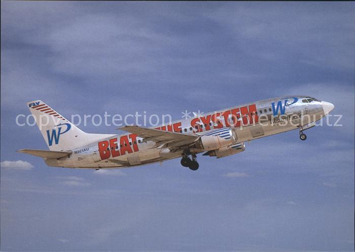 Flugzeuge Zivil Western Pacific Airlines Boeing 737-301 N301AU