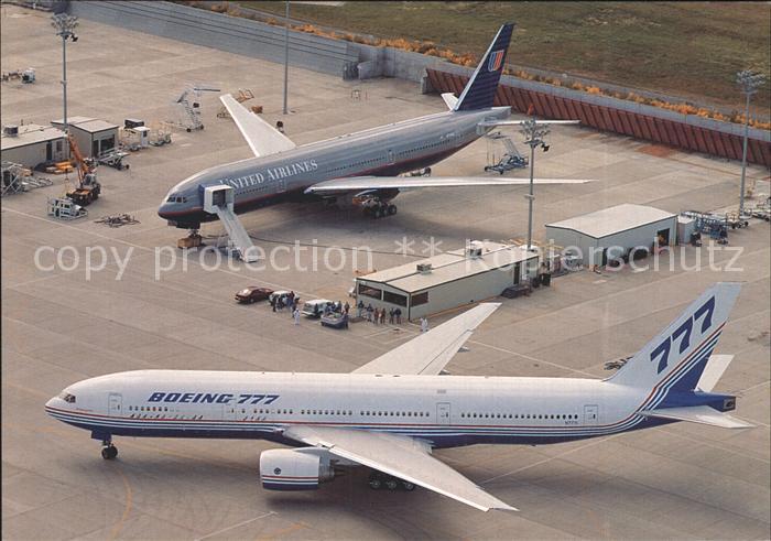 Flugzeuge Zivil Pratt & Whitney Boeing 777-200 United Airlines B-777