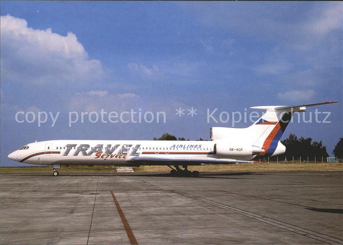 Flugzeuge Zivil Travel Service Airlines TU-154M OK-VCP c/n 858