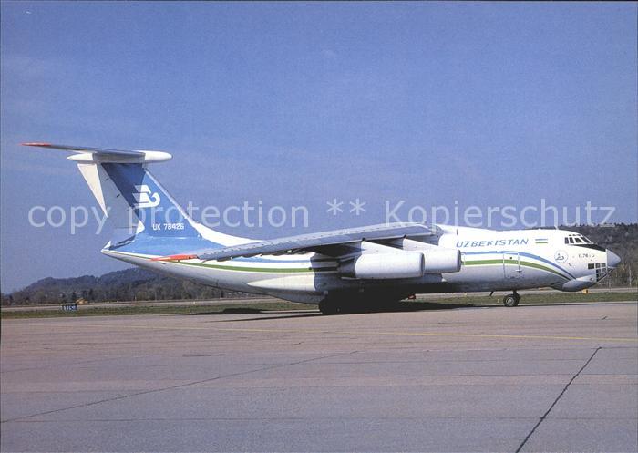 Flugzeuge Zivil Uzbekistan Airways IL-76TD UK-76426