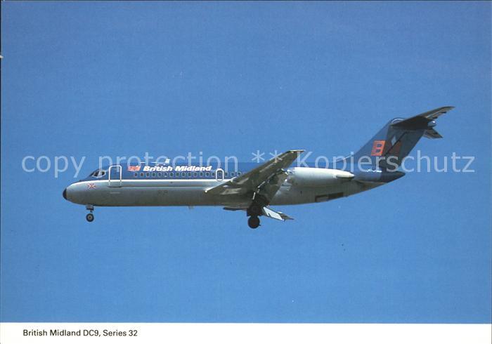 Flugzeuge Zivil British Midland DC9 Series 32