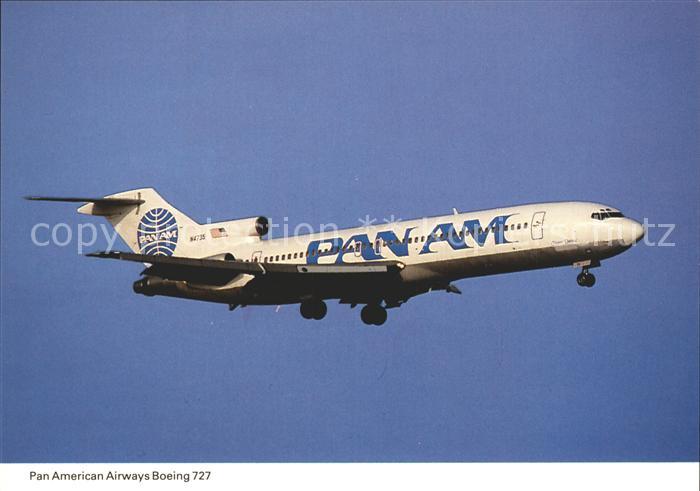 Flugzeuge Zivil Pan American Airways Boeing 727