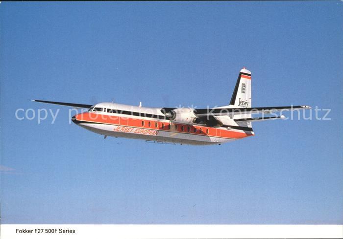 Flugzeuge Zivil Jersey European Fokker F-27 500F Series