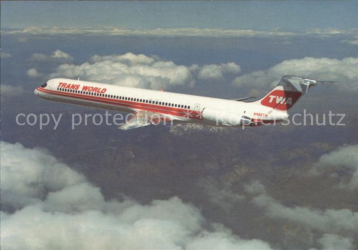 Flugzeuge Zivil TWA McDonnell Douglas MD-82