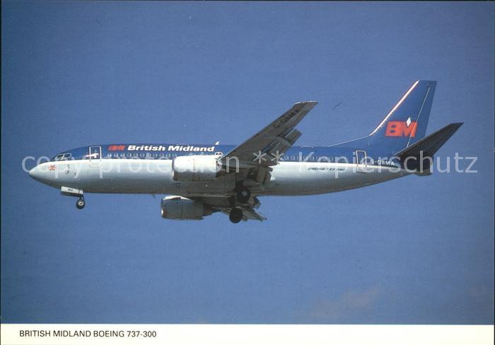 Flugzeuge Zivil British Midland Boeing 737-300