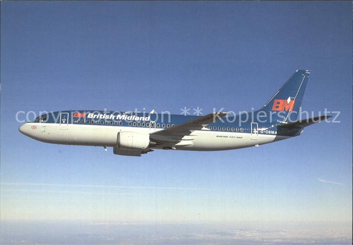 Flugzeuge Zivil British Midland Boeing 737-300