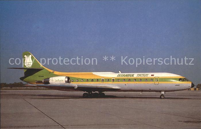 Flugzeuge Zivil Istanbul Hava Yollari Airlines Aerospatiale Caravelle 10R IC-ARI
