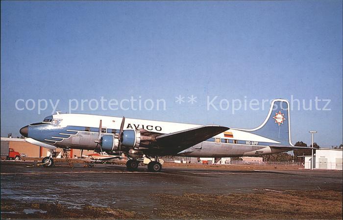 Flugzeuge Zivil Avico-Ecuador McDouglas DC-6 HC-APF c/n 42882