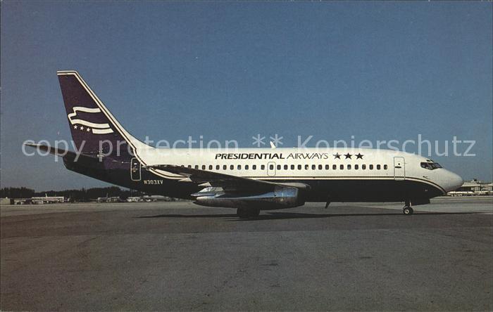 Flugzeuge Zivil Presidential Airways Boeing 737-230C