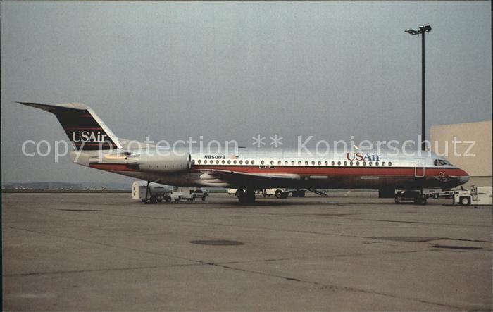 Flugzeuge Zivil USAir Fokker 100