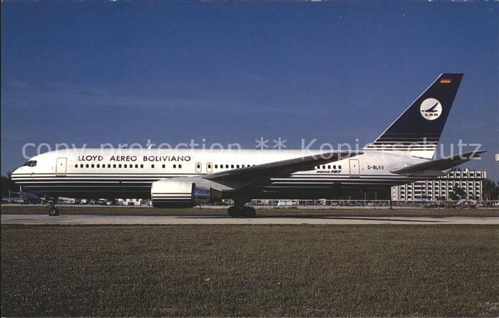 Flugzeuge Zivil Lloyd Aereo Boliviano Boeing 767-204 c/