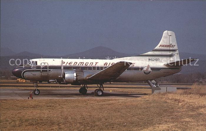 Flugzeuge Zivil Piedmont Airlines Martin 4-0-4 N40433 MSN 14168