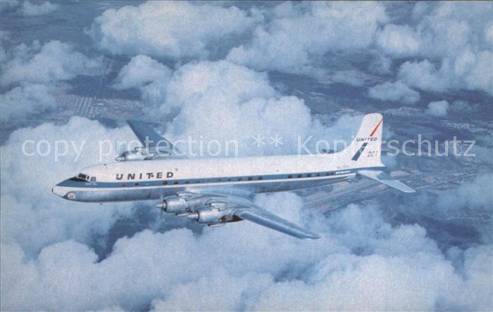 Flugzeuge Zivil United Air Lines Douglas DC-7 Coach Mai