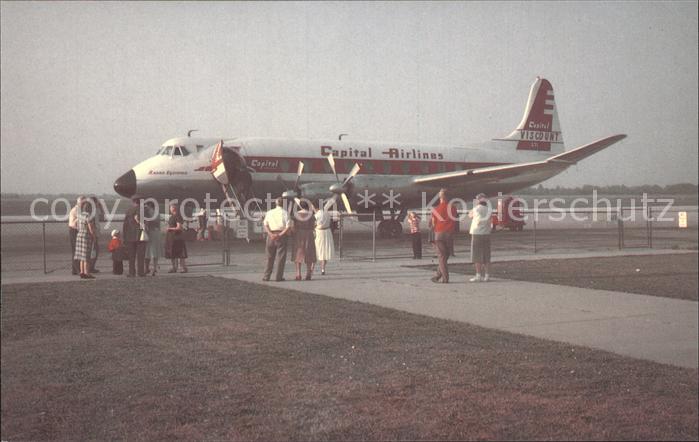 Flugzeuge Zivil Capital Airlines Viscount 745D N7452 MSN 208