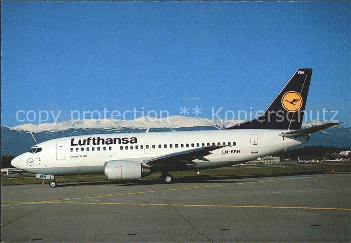 Lufthansa Boeing 737-500 LN-BRH