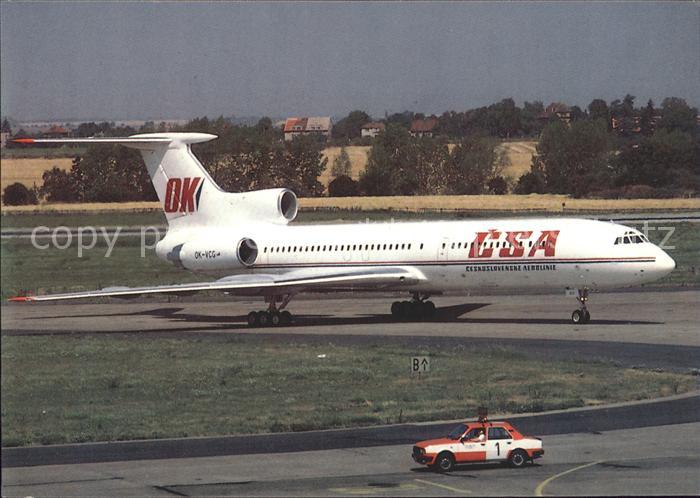 Flugzeuge Zivil CSA Tupolev Tu-154M OK-VCG