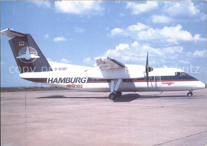 Flugzeuge Zivil Hamburg Airlines DHC-8 D-BOBY