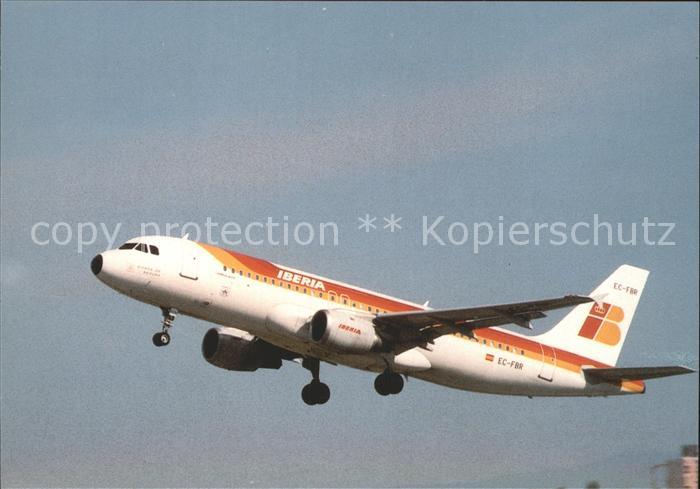 Flugzeuge Zivil Iberia Airbus A320-211 EC-FBR