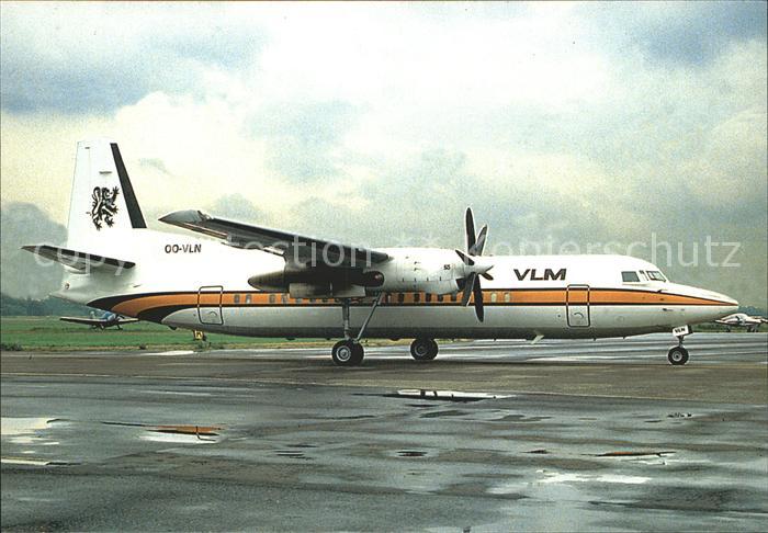 Flugzeuge Zivil VLM Fokker 50 OO-VLN
