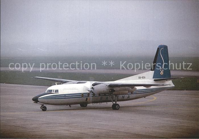 Flugzeuge Zivil Sabena Fokker F-27