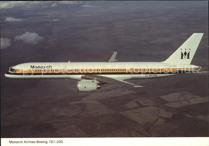 Flugzeuge Zivil Monarch Airlines Boeing 757-200