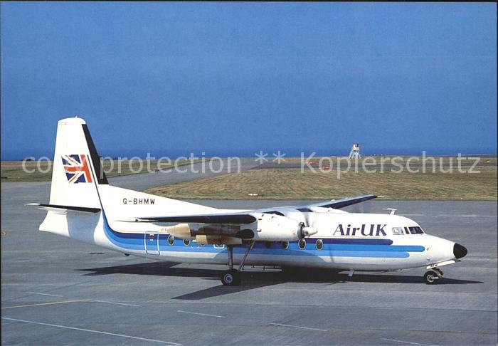 Flugzeuge Zivil Air UK Fokekr F-27 G-BHMW