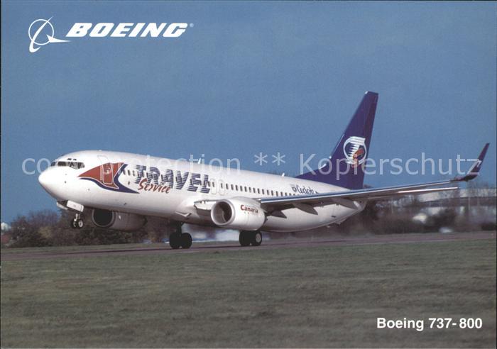 Flugzeuge Zivil Travel Service Boeing 737-800
