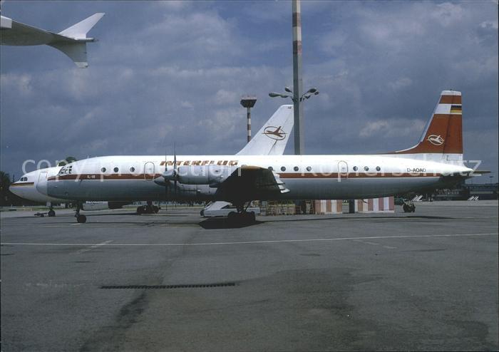 Flugzeuge Zivil Interflug Ilyushin IL-18V D-AOAO