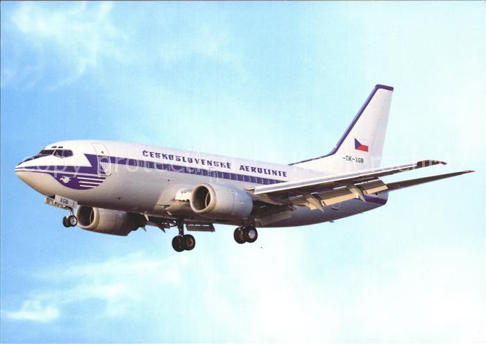 Flugzeuge Zivil CSA Czech Airlines Boeing 737-500