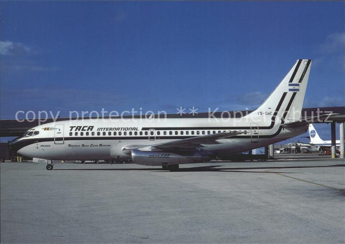 Flugzeuge Zivil TACA International Airlines Boeing 737-2A1 YS-08C c/n 21599