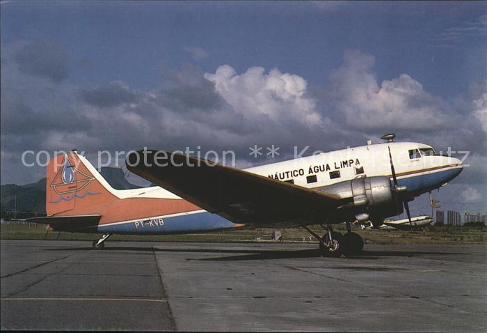 Flugzeuge Zivil Clube Nautico Agua Limpa DC-3 C-47A PT-